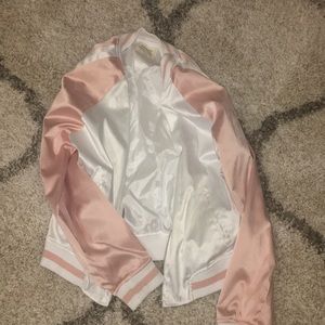 GORGEOUS SATIN BOMBER JACKET